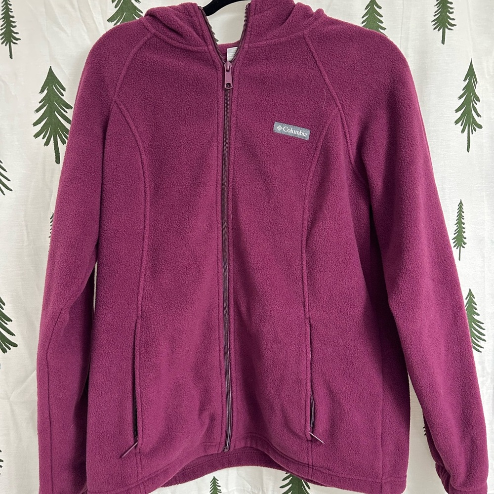 Columbia Women's Magenta Fleece Hoodie